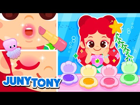🥰 Princess Beauty Makeup Song +More Kids Songs | Princess Songs | Cartoon | JunyTony
