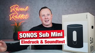 Sonos Sub Mini - Mehr Bass für Beam, Ray & Co. / Kabelloser Subwoofer für Sonos Soundbar