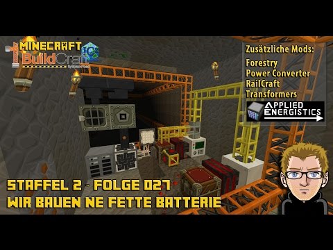 Let´s Play Buildcraft [HD+] S02E027 - Wir bauen ne fette Batterie - MFE