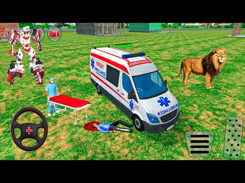 Ambulance Robot Car Transform #37 - Doctor Hero Flying Robot Rescue - Android GamePlay