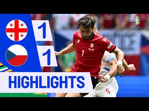 Georgia vs Czechia (1-1) Euro 2024 All GOALS & Extended HIGHLIGHTS | UEFA EURO 2024
