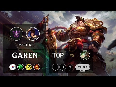 Garen Top vs Riven - KR Master Patch 9.8