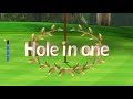 I GOT MY FIRST HOLE IN ONE ON WII SPORTS GOLF