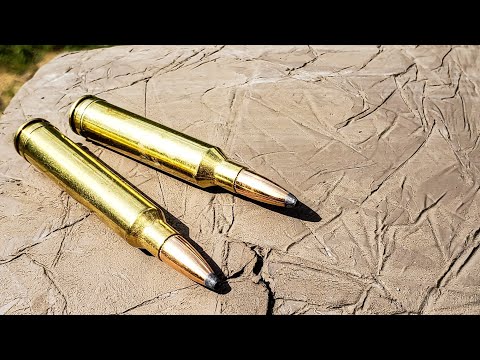 7MM MAG vs 300 WIN MAG - GIANT CLAY BLOCKS!!!