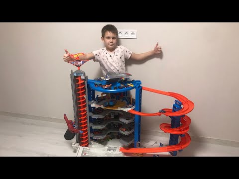 Как собрать Мега парковку гараж Hot Wheels (Хот Вилс) на 100 машинок