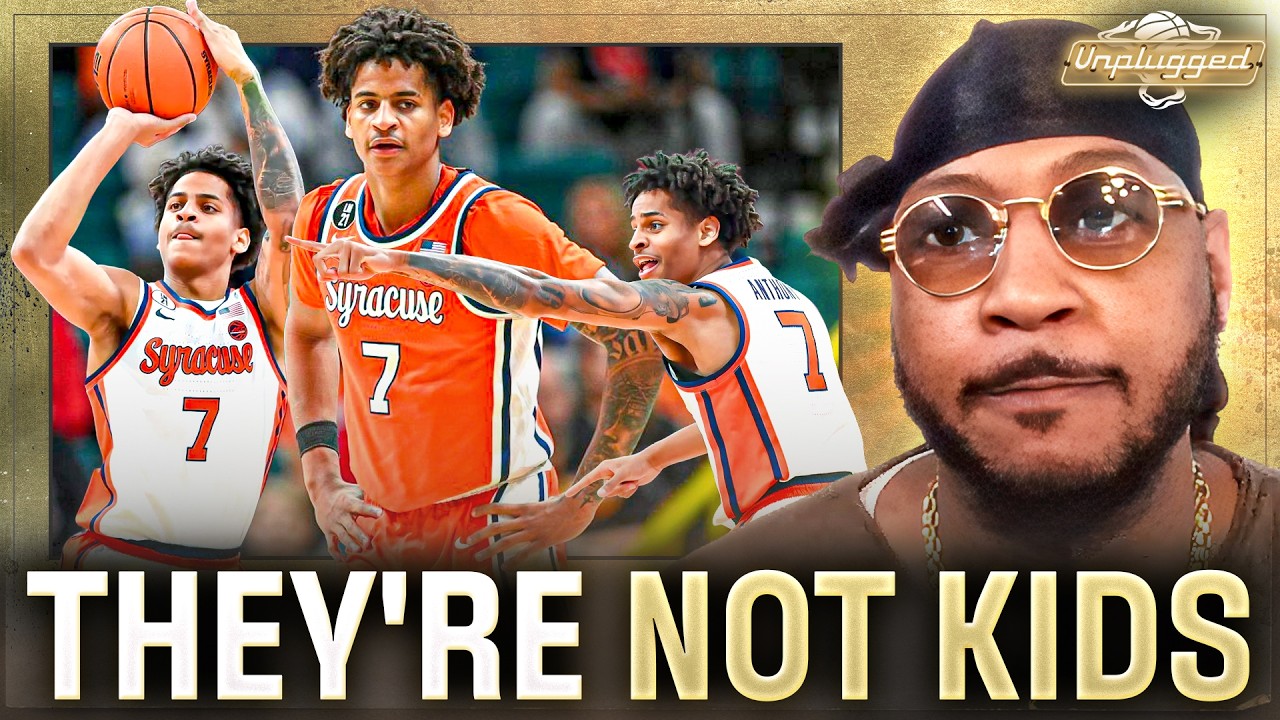 Carmelo Anthony Gets Honest About Kiyan's Freshman Year at Syracuse