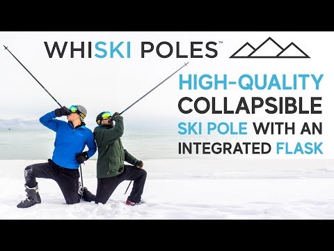 WhiSKI Poles Ski Pole Flasks