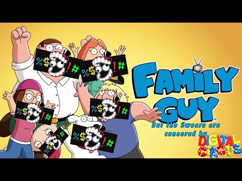 Family Guy but the swears are censored by THE AMAZING DIGITAL CIRCUS Part 1