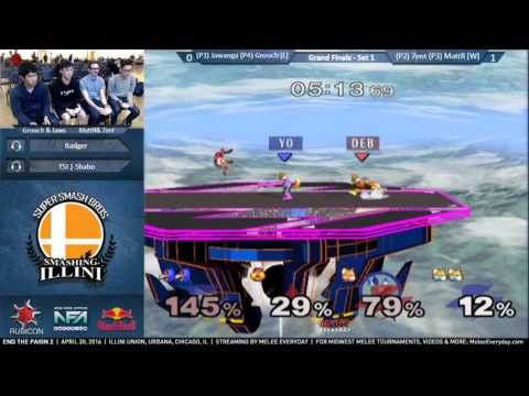 End the Paign 2 - BERT | Jawanga & BERT | Grouch vs. BERT | 7ent & IX | MattR - SSBM - Doubles GF