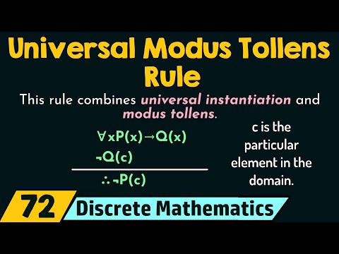 Universal Modus Tollens Rule