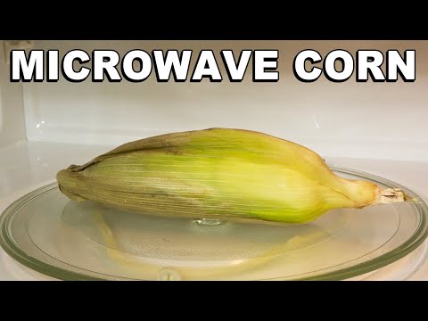 How To Microwave Corn on the Cob with Husk