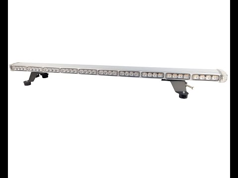 Проблесковая балка с ПДУ на штекере прикуривателя, 119,5 см, 16 режимов, Samrai P13-88