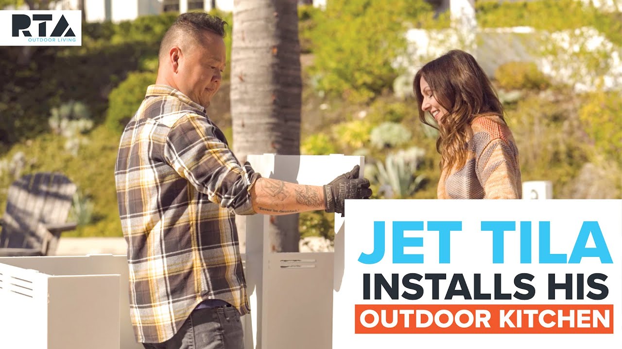 Jet & Ali Tila Install their Professional BBQ Island in 30 Minutes! | MOKS Outdoor Kitchen Install