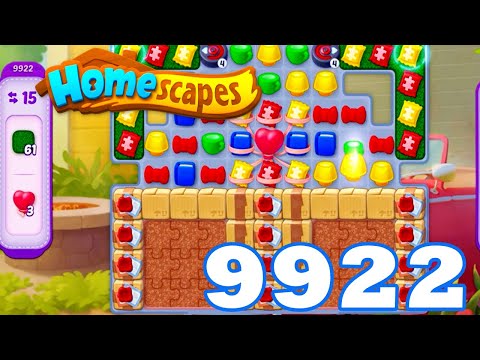 Homescapes Level 9922 HD 3 - match puzzle game | Gameplay Walkthrough | android | GameGo Game | IOS