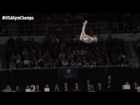 Clare Johnson - Trampoline - 2016 USA Gymnastics Championships - Finals