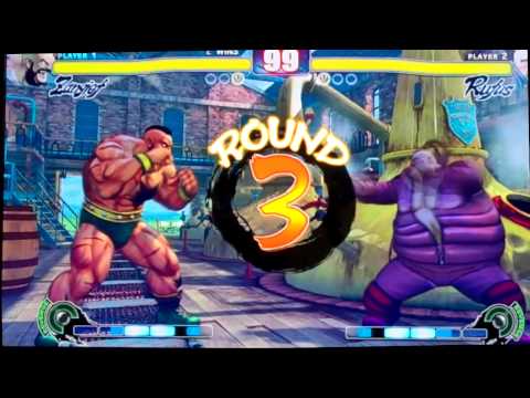 Tournament Wars - Ray Mark(Zangief) Vs dkn29(Rufus) - Part 4
