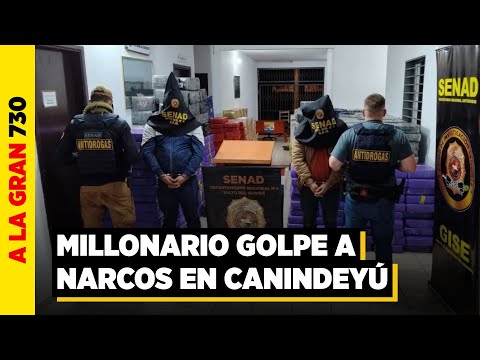 Informante “cantó” y Senad incautó más de 13 toneladas de marihuana en Katueté