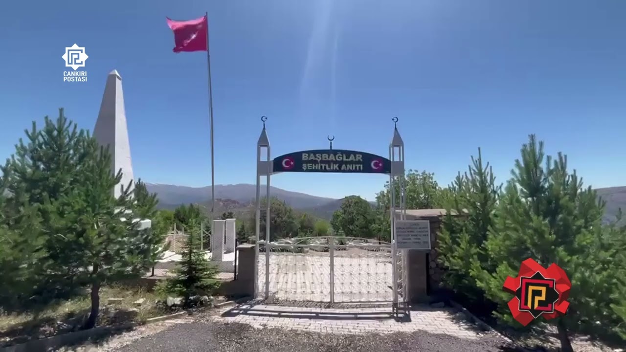 Başbağlar şehitlerinin aziz hatırasına Çankırı’dan dev Türk bayrağı