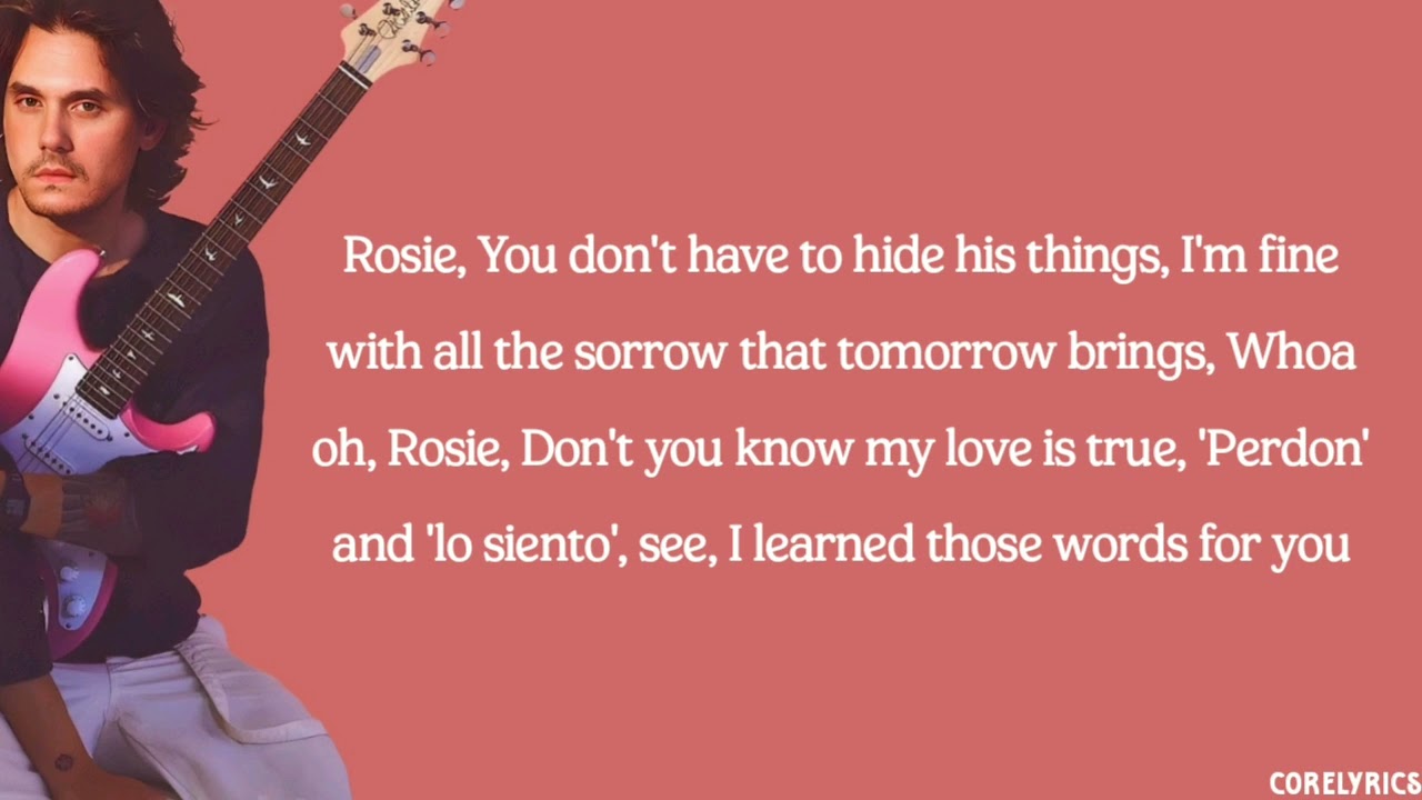 John Mayer - Rosie Guitar pro tab