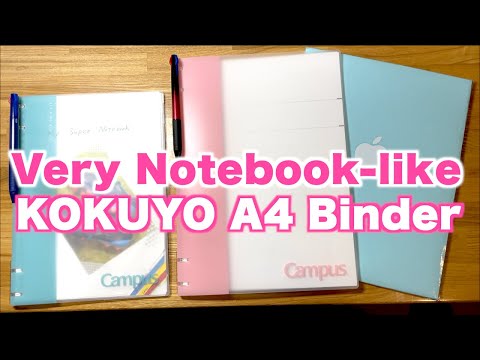 A4ってデカすぎ？コクヨ「ノートのように使えるバインダー」を手帳化してみた