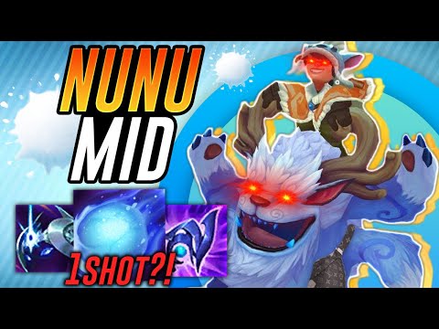 The Real Burst Mage Full AP Nunu Mid!