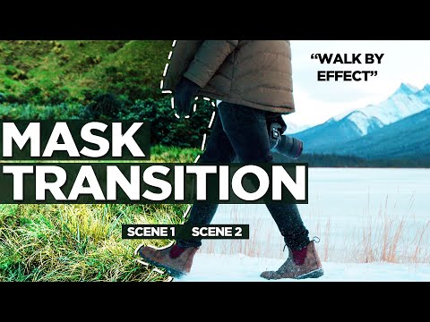 Smooth Mask Transition (WALK BY TRANSITION) Effect - Adobe Premiere Pro CC 2020
