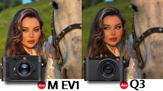 The New LEICA M EV1 VS LEICA Q3 | Camera Test 