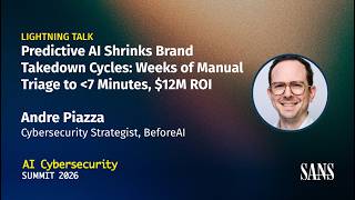 Lightning Talk: Predictive AI Shrinks Takedown Cycles