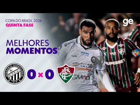 Gols e lances de Operário x Fluminense