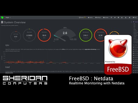 FreeBSD Realtime Monitoring with Netdata