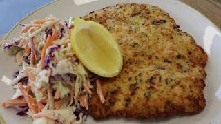 Perfect schnitzels, finished with ease