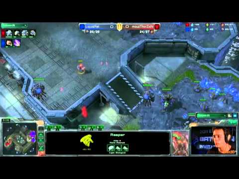EU Bnet Invit. 2011 - Starcraft II - Game 1 - Liquid`Ret (Z) VS Mouz ThorZain (T) Part 1/2