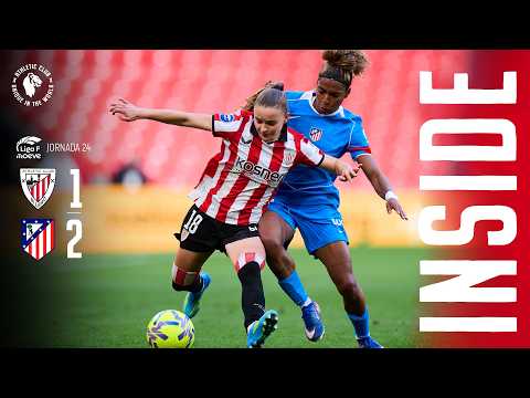 Imagen de portada del video INSIDE I Athletic Club 1-2 Atletico Madrid I Liga F 2025/26 24. J