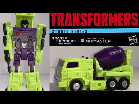 How to transform Studio series Mixmaster. Transformers SS 86 movie voyager class mixmaster figure 
