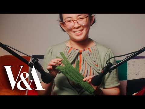 ASMR Knit with Me: 1940s Vintage Gloves | Relaxing 90-Minute Knitting Sounds | ASMR at the Museum