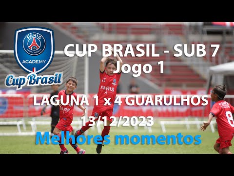 Laguna 1 x Guarulhos 4 - Melhores momentos - PSG Academy Cup Brasil - Sub 7