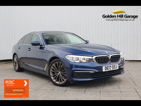 2017 BMW 5 SERIES 2.0 520D SE 4DR Automatic For Sale@Golden Hill Garage, Leyland.