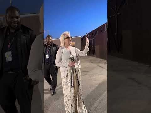 Frida from ABBA meeting fans 27.05.2023