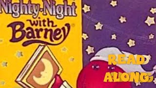 Nighty Night with Barney!💜💚💛 | Read Along | SUBSCRIBE