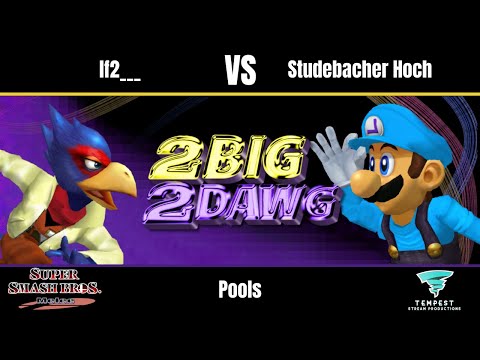 lf2___ (Falco) vs Studebacher Hoch (Luigi) - Melee Pools - 2BIG 2DAWG