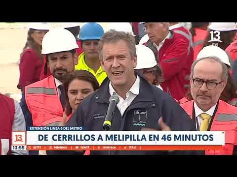 Comienzan obras para extensión de la Línea 6 del Metro de Santiago