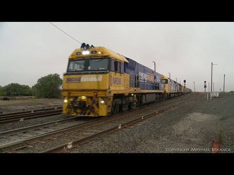 Pacific National 6MA5 Container Train - PoathTV Australian Railways
