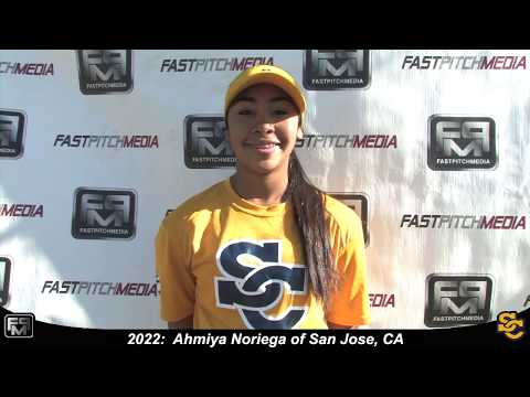2022 Ahmiya Noriega Committed to San Jose State Slapper Second Base and Outfield - Ca Suncats