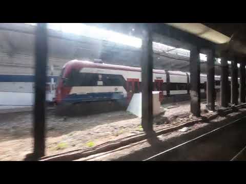 WKD EN97 train at the Warszawa Śródmieście WKD terminus