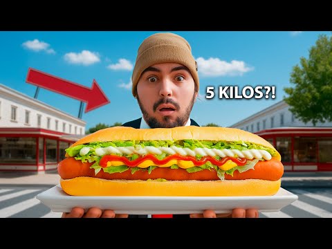 Probé la COMIDA MÁS GIGANTE de mi ciudad 😱 (más de 5 kilos...)