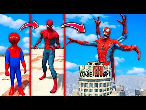 Upgrading SPIDER-MAN Into SPIDER GOD In GTA 5.. (Mods)