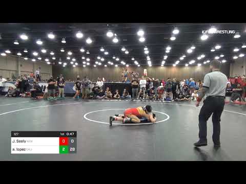 127 Lbs Rr Rnd 3 Justice Seely New Mexico Draw Vs Adriana Lopez California Blue