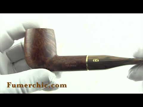 Pipe Chacom savane 185: pipe en bruyère de Saint Claude avec filtre 9mm.