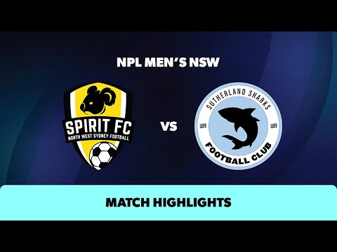 NPL Men's NSW Round 17 Highlights – NWS Spirit FC v Sutherland Sharks