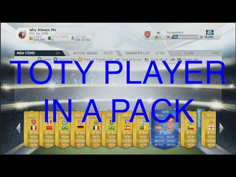 FIFA 14 Ultimate Team INSANE 500,000 COIN TOTY PACK OPENING - I PACKED A TOTY PLAYER